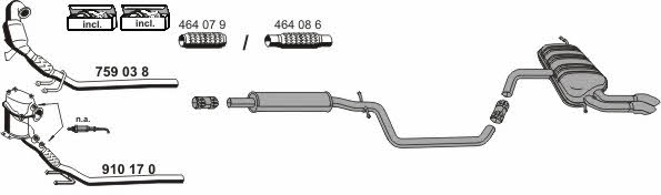  060338 Exhaust system 060338