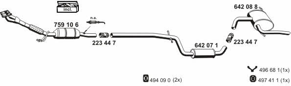  060342 Exhaust system 060342