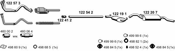  070089 Exhaust system 070089