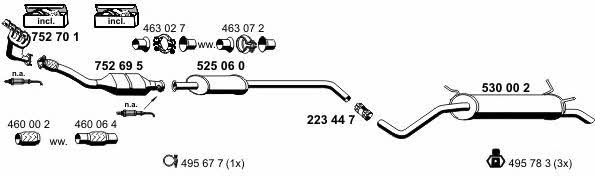  100269 Exhaust system 100269