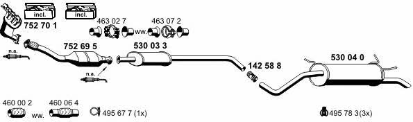  100272 Exhaust system 100272