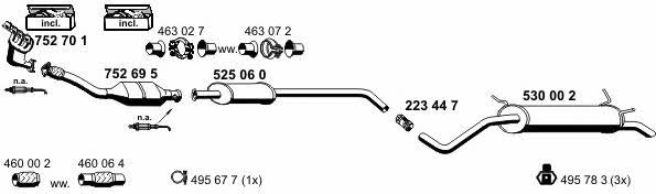  100273 Exhaust system 100273