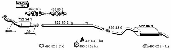 Ernst 100278 Exhaust system 100278