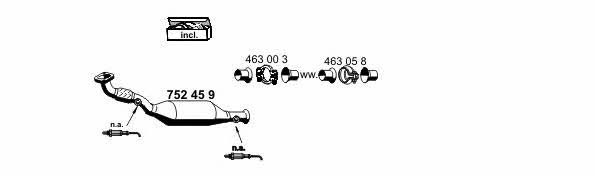 Ernst 100304 Exhaust system 100304