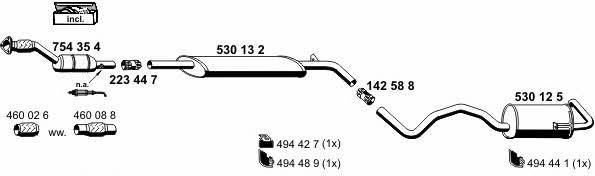 Ernst 100308 Exhaust system 100308