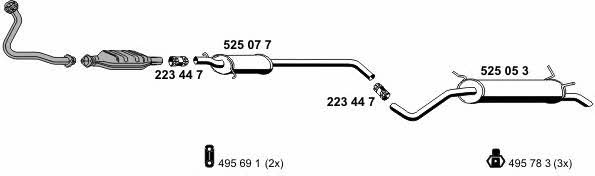  100339 Exhaust system 100339