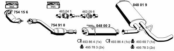 Ernst 100359 Exhaust system 100359