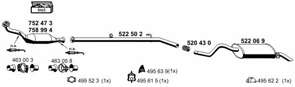  100363 Exhaust system 100363