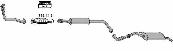 Ernst 100370 Exhaust system 100370