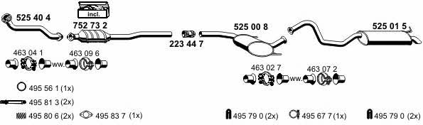 Ernst 100388 Exhaust system 100388