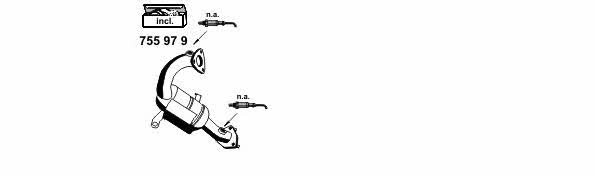  100393 Exhaust system 100393