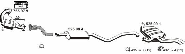 100394 Exhaust system 100394