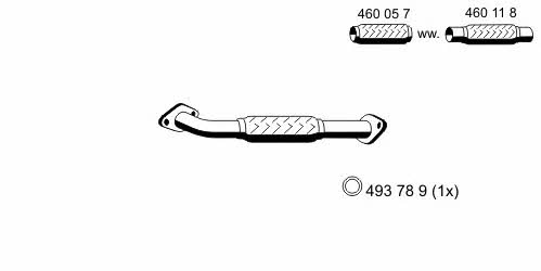 Ernst 344401 Exhaust pipe 344401