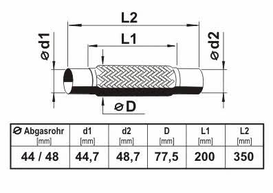 Corrugated pipe Ernst 460712