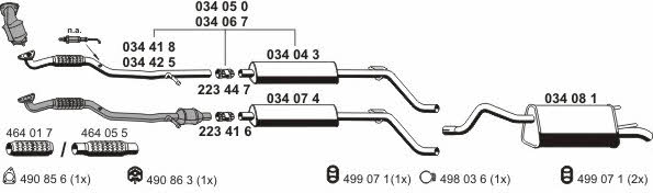  050983 Exhaust system 050983