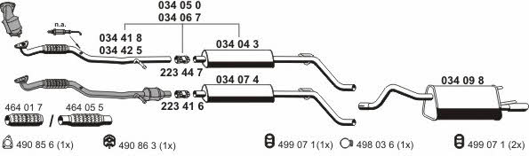  050995 Exhaust system 050995