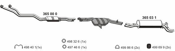  040089 Exhaust system 040089