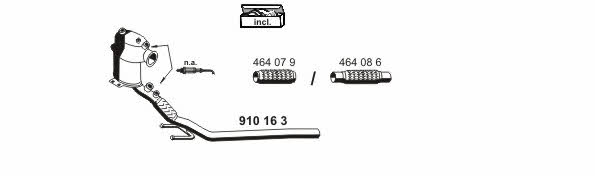 Ernst 071558 Exhaust system 071558