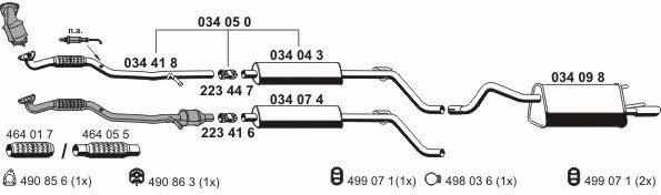  050984 Exhaust system 050984