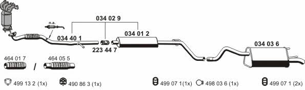  050982 Exhaust system 050982