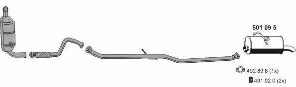 Ernst 090460 Exhaust system 090460