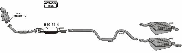 Ernst 110080 Exhaust system 110080