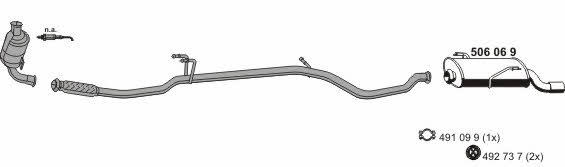  090464 Exhaust system 090464