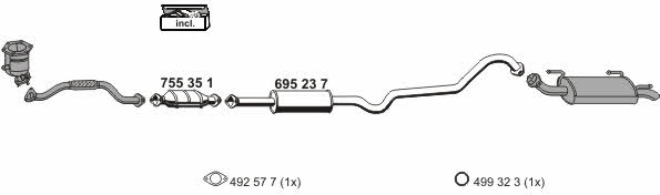  170159 Exhaust system 170159
