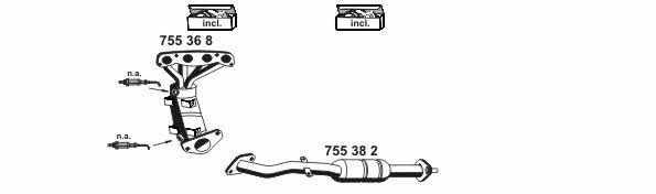  170153 Exhaust system 170153