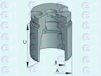 Ert 150898-C Rear brake caliper piston 150898C