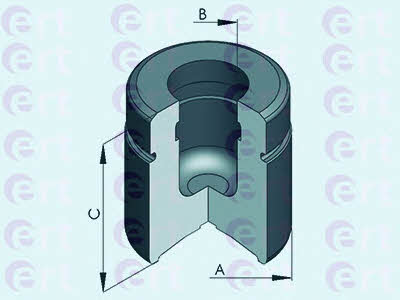 Ert 150982-C Front brake caliper piston 150982C