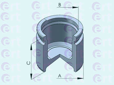 Ert 151039-C Front brake caliper piston 151039C