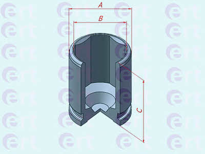Ert 151198-C Rear brake caliper piston 151198C