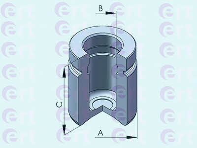 Ert 150581-C Rear brake caliper piston 150581C