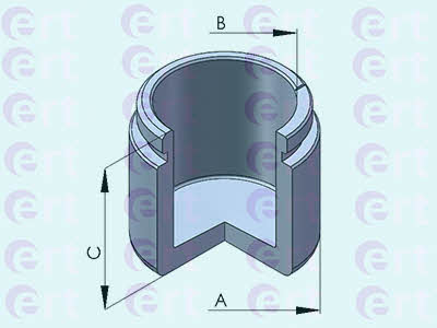 Ert 151088-C Front brake caliper piston 151088C