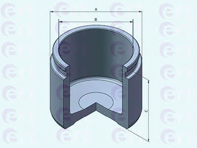 Ert 151262-C Rear brake caliper piston 151262C
