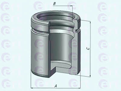 Ert 151255-C Front brake caliper piston 151255C