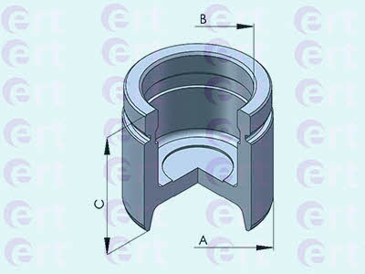 Ert 150594-C Front brake caliper piston 150594C