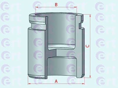 Ert 151148-C Front brake caliper piston 151148C