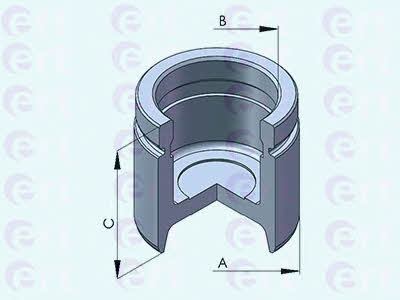 Ert 151264-C Rear brake caliper piston 151264C