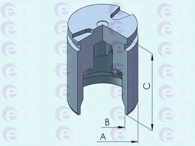 Ert 150948-C Rear brake caliper piston 150948C