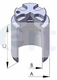 Ert 150525-C Rear brake caliper piston 150525C