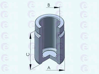 Ert 150872-C Rear brake caliper piston 150872C