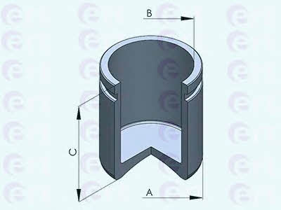 Ert 150903-C Rear brake caliper piston 150903C