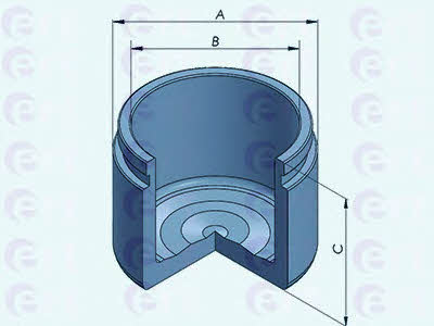 Ert 150904-C Front brake caliper piston 150904C