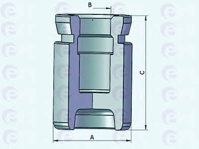 Ert 150912-C Rear brake caliper piston 150912C