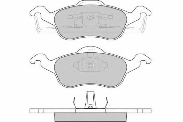 ETF 12-0824 Brake Pad Set, disc brake 120824