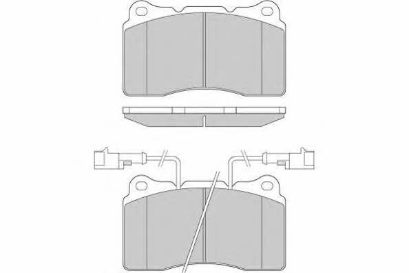 ETF 12-0836 Brake Pad Set, disc brake 120836