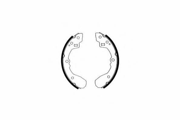 ETF 09-0332 Brake shoe set 090332