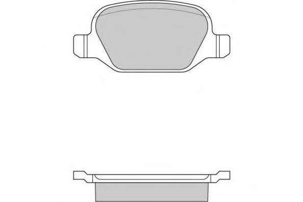 ETF 12-0890 Brake Pad Set, disc brake 120890